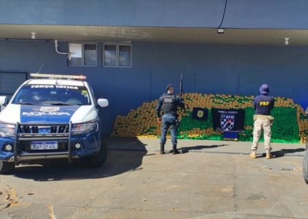 Ação conjunta apreende duas toneladas de maconha em Guia Lopes da Laguna