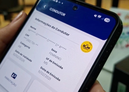 CNH é renovada automaticamente para milhares de motoristas em MS