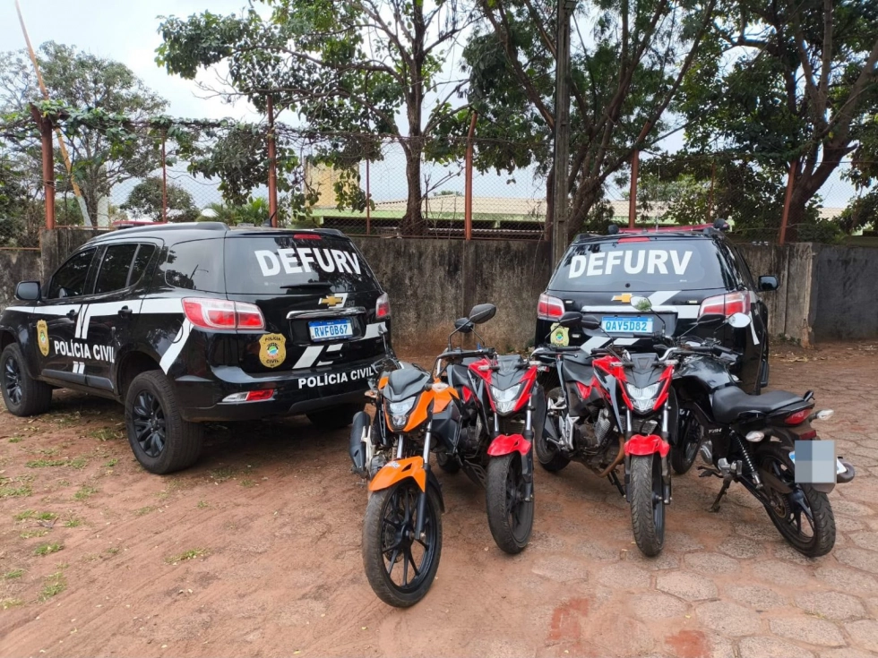 Defurv prende cinco suspeitos e recupera motos furtadas em Campo Grande