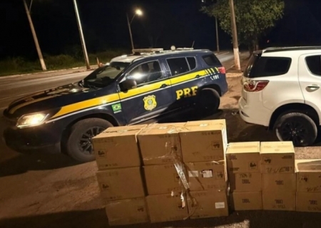 PRF apreende carga de mercadorias em Nova Alvorada do Sul