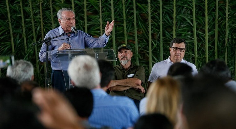 Presidente da República, Michel Temer, assinou decreto que autoriza conversão de cerca de R$ 4 bilhões de multas em investimentos ambientais - Foto: Beto Barata/PR