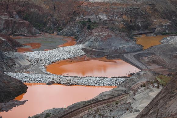 Mariana (MG) - Barragem de Fundão, operada pela mineradora Samarco – Foto: José Cruz/Arquivo Agência Brasil