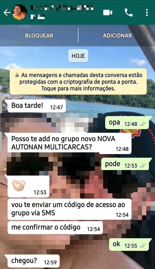 Esse foi um dos aplicativos que foi clonado em Nova Andradina - Foto: Reprodução