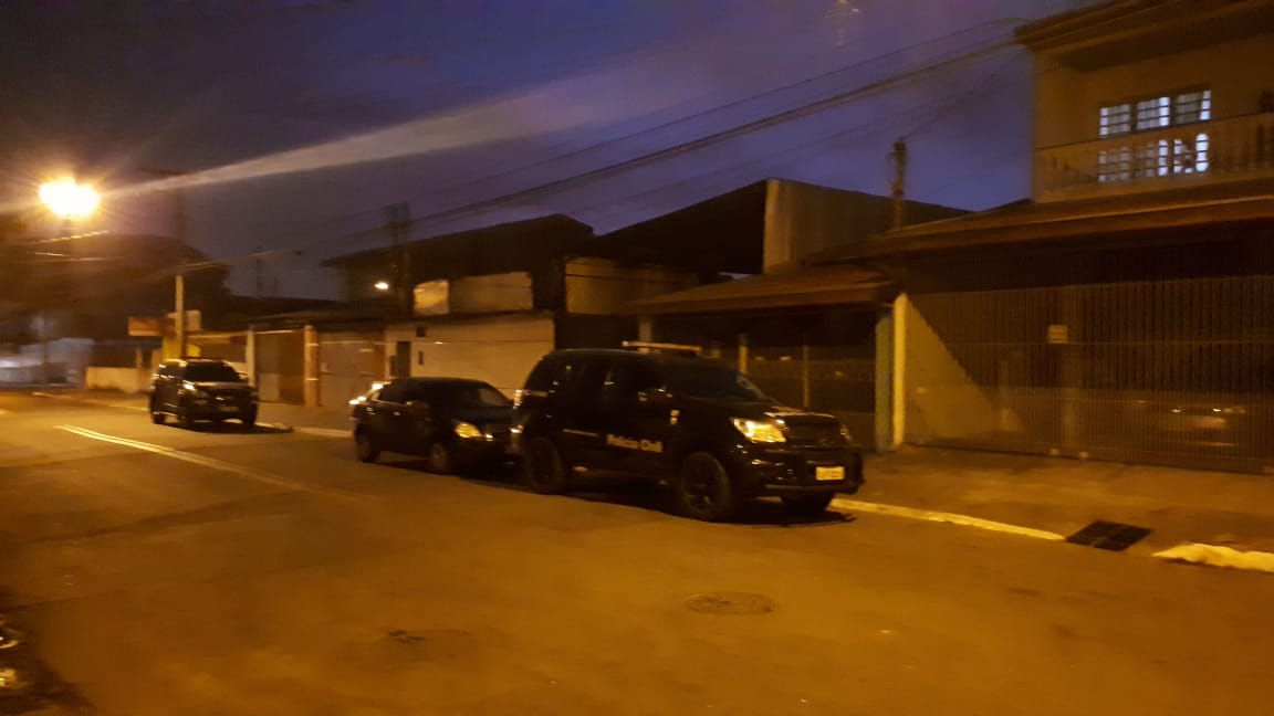 Operação em cidade do Estado de São Paulo - Foto: Polícia Civil MS-SP/Divulgação