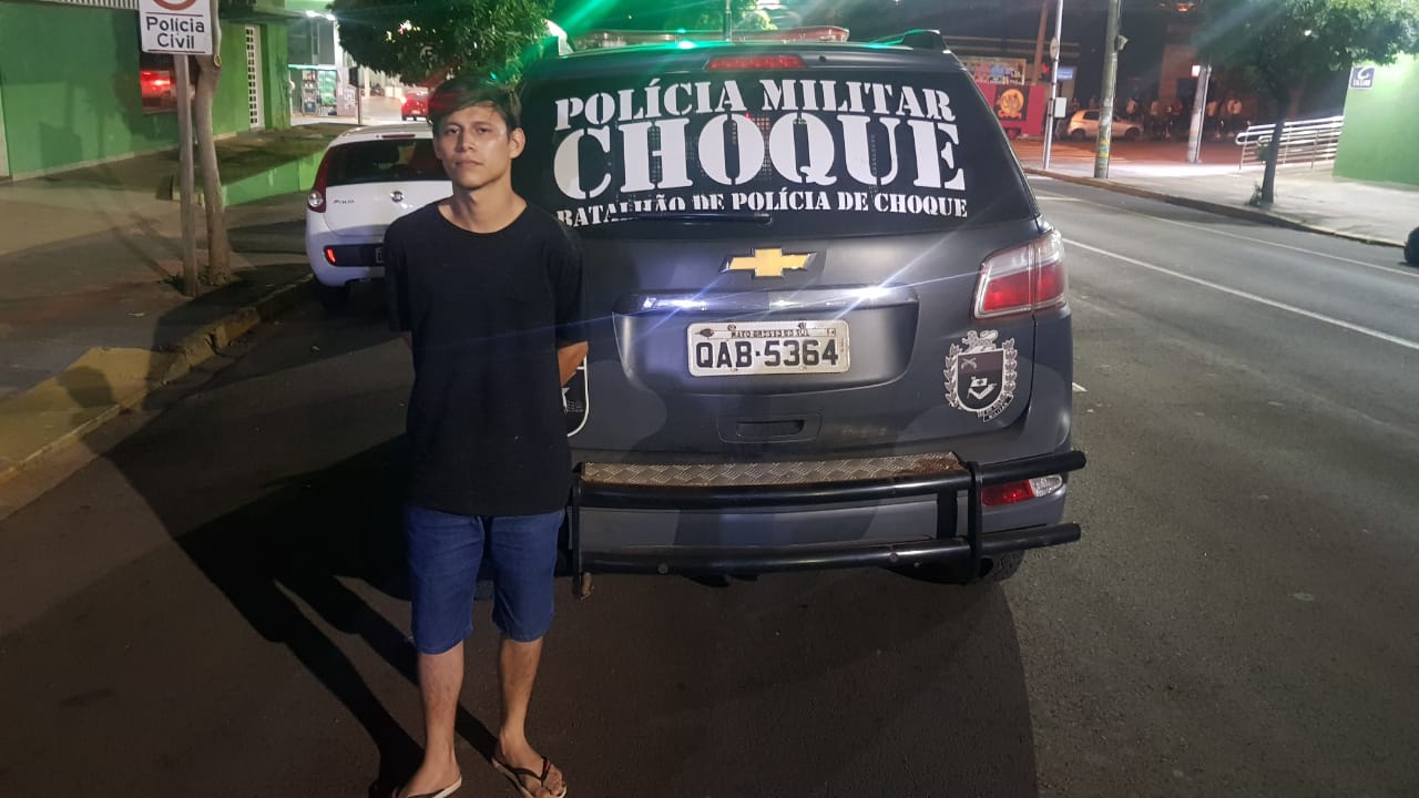 Prisão realizada pelo Choque - Foto: Polícia Militar/Divulgação