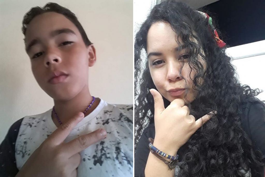 Os irmãos Igor Silva e Heloá Glásia - Foto: Redes Sociais