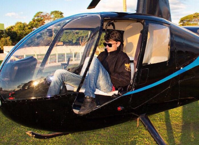 O piloto Pedro Augusto Boim, de 24 anos - Foto: Redes sociais