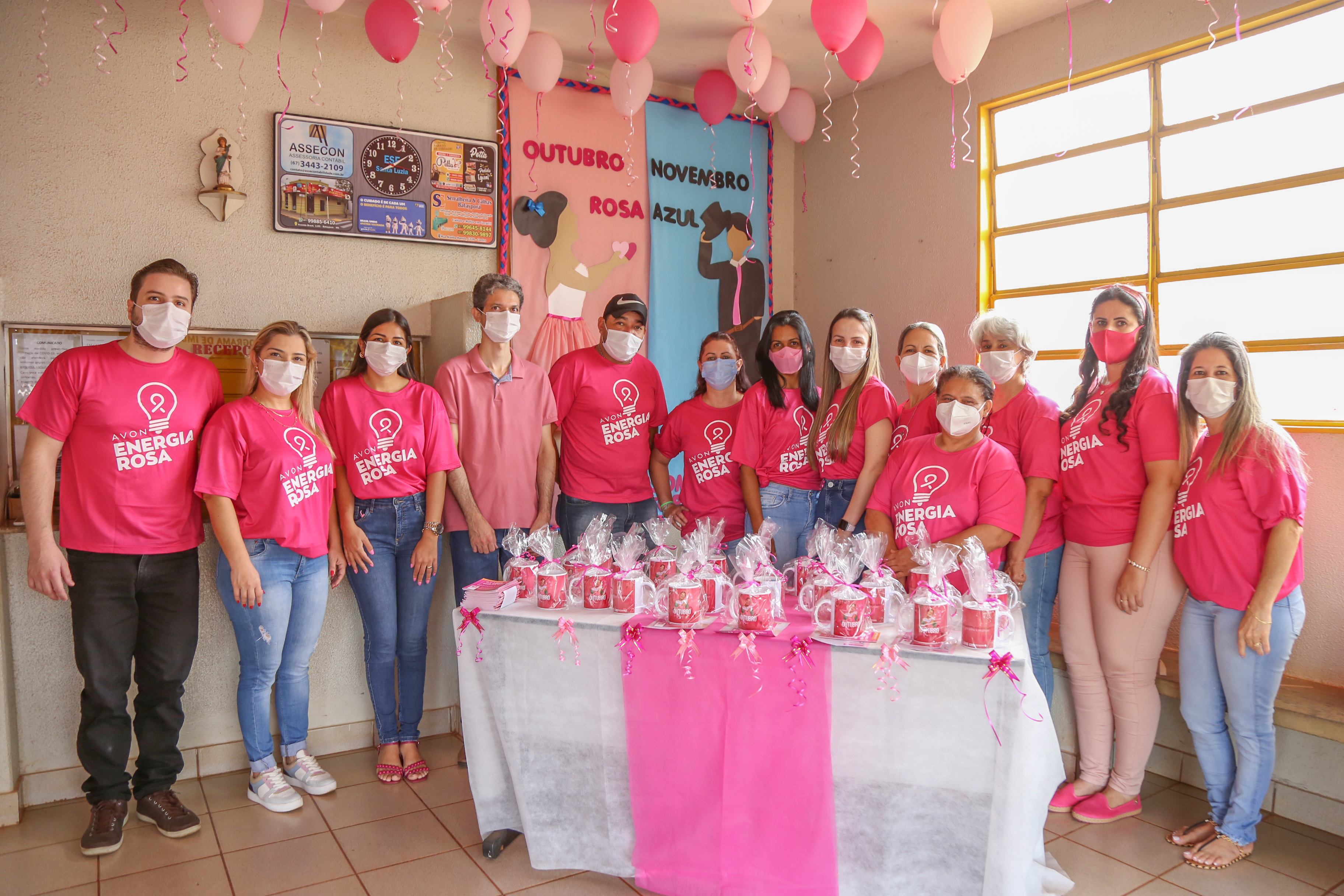 Decoração e mimos fizeram parte da recepção às mulheres - Foto: Prefeitura de Batayporã