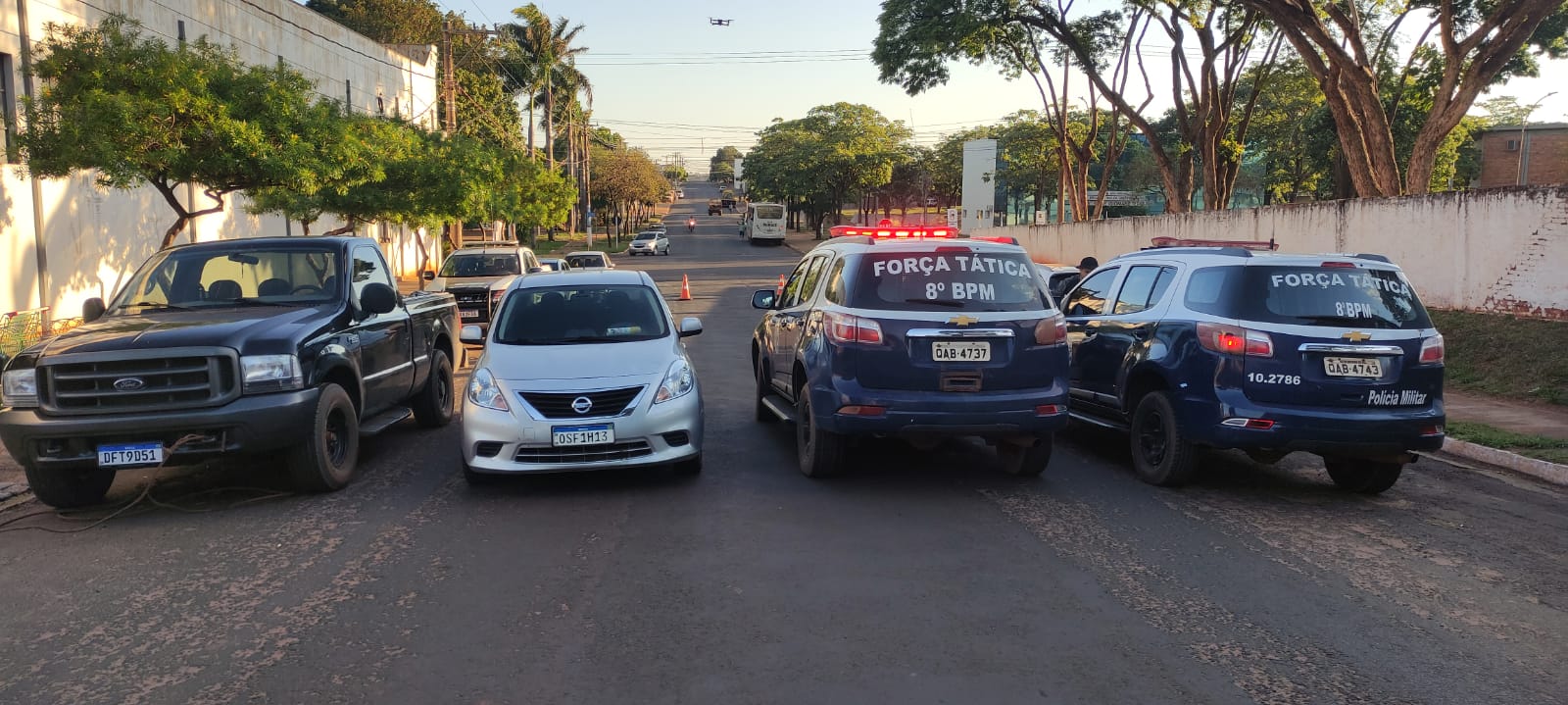 Ação aconteceu na madrugada deste sábado em Nova Andradina - Foto: Jornal da Nova