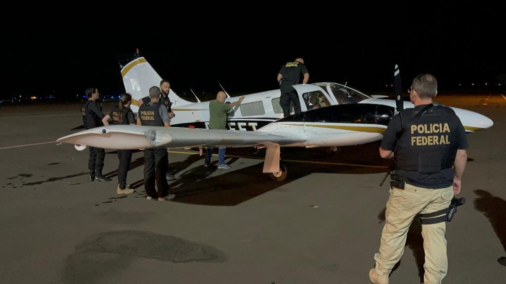 Avião foi interceptado pela FAB - Foto: Polícia Federal/Divulgação 