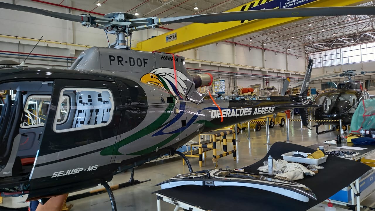 Helicóptero já foi adquirido pela Sejusp e deverá ser entregue na inauguração do prédio do DOF - Foto: Divulgação)