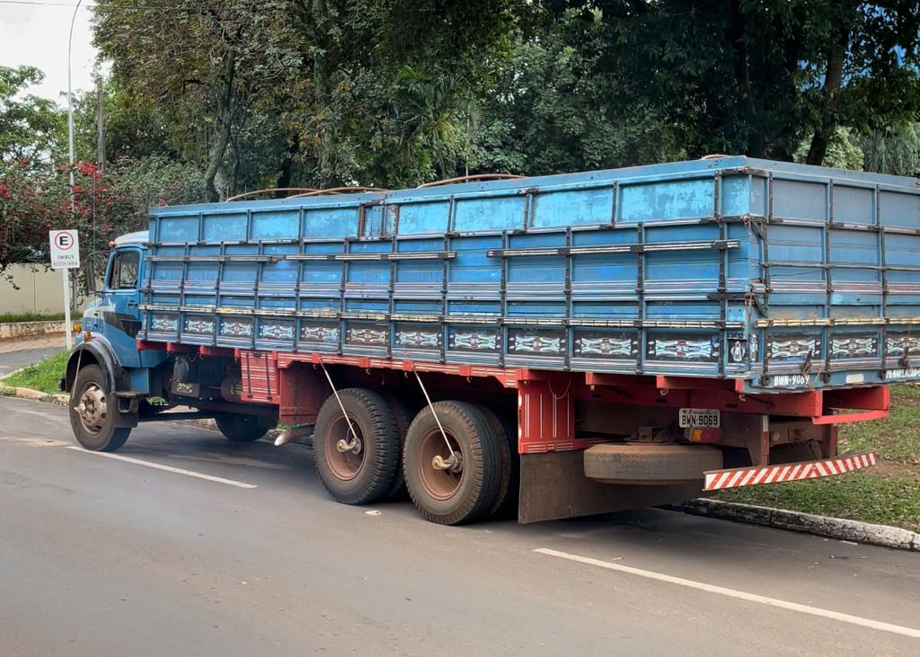 Caminhão Mercedes Benz recuperado - Foto: Jornal da Nova