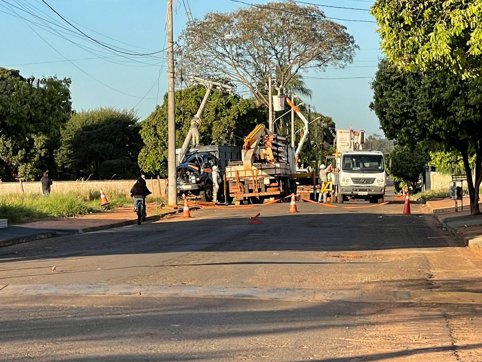  Rua André Loyer com a Elizabeth Robiano ficará interditada até finalizar os trabalhos - Foto: Jornal da Nova