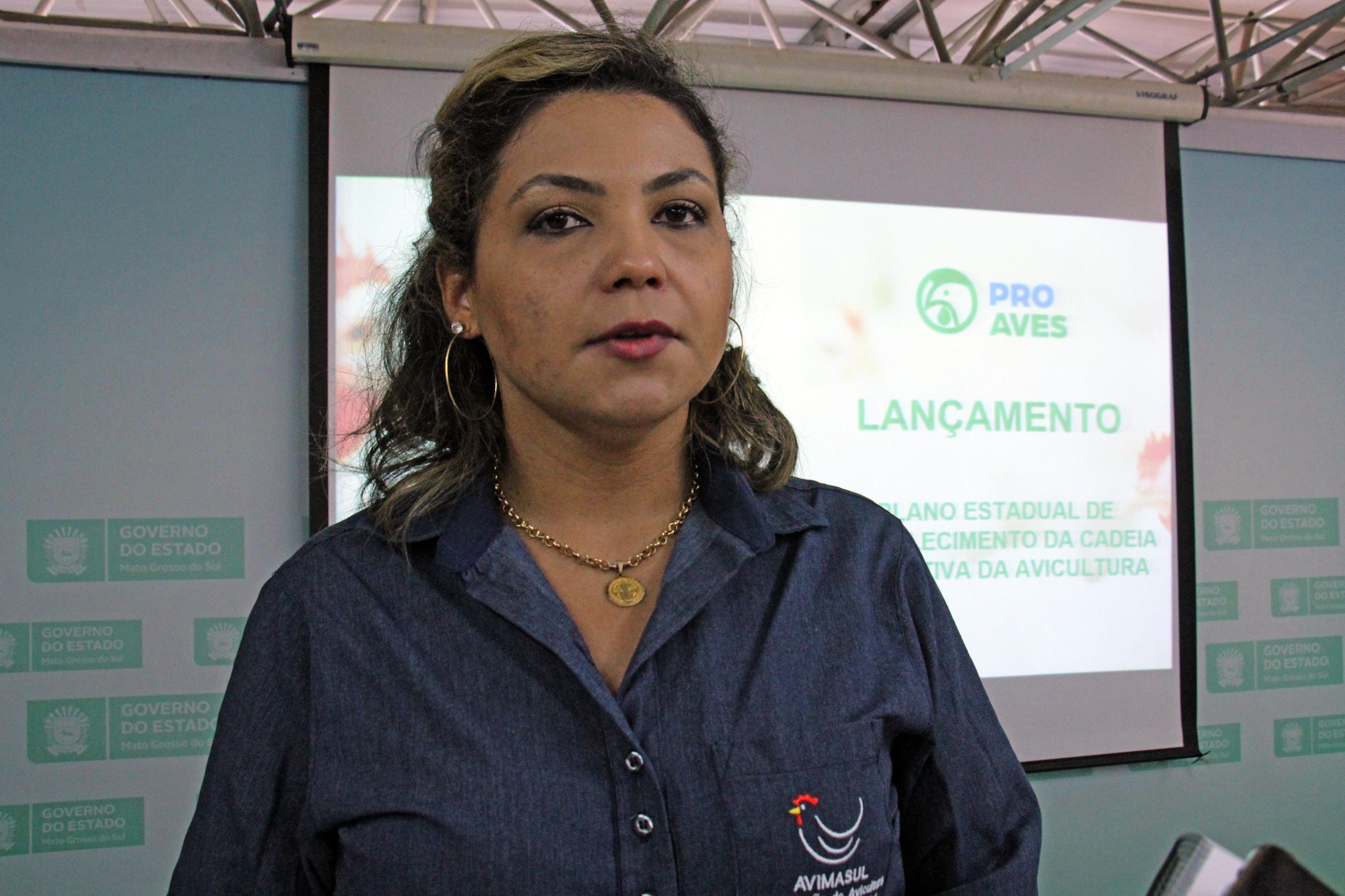 Presidente da Avimasul (Associação de Avicultura de Mato Grosso do Sul), Kelma Carrenho - Foto: Chico Ribeiro