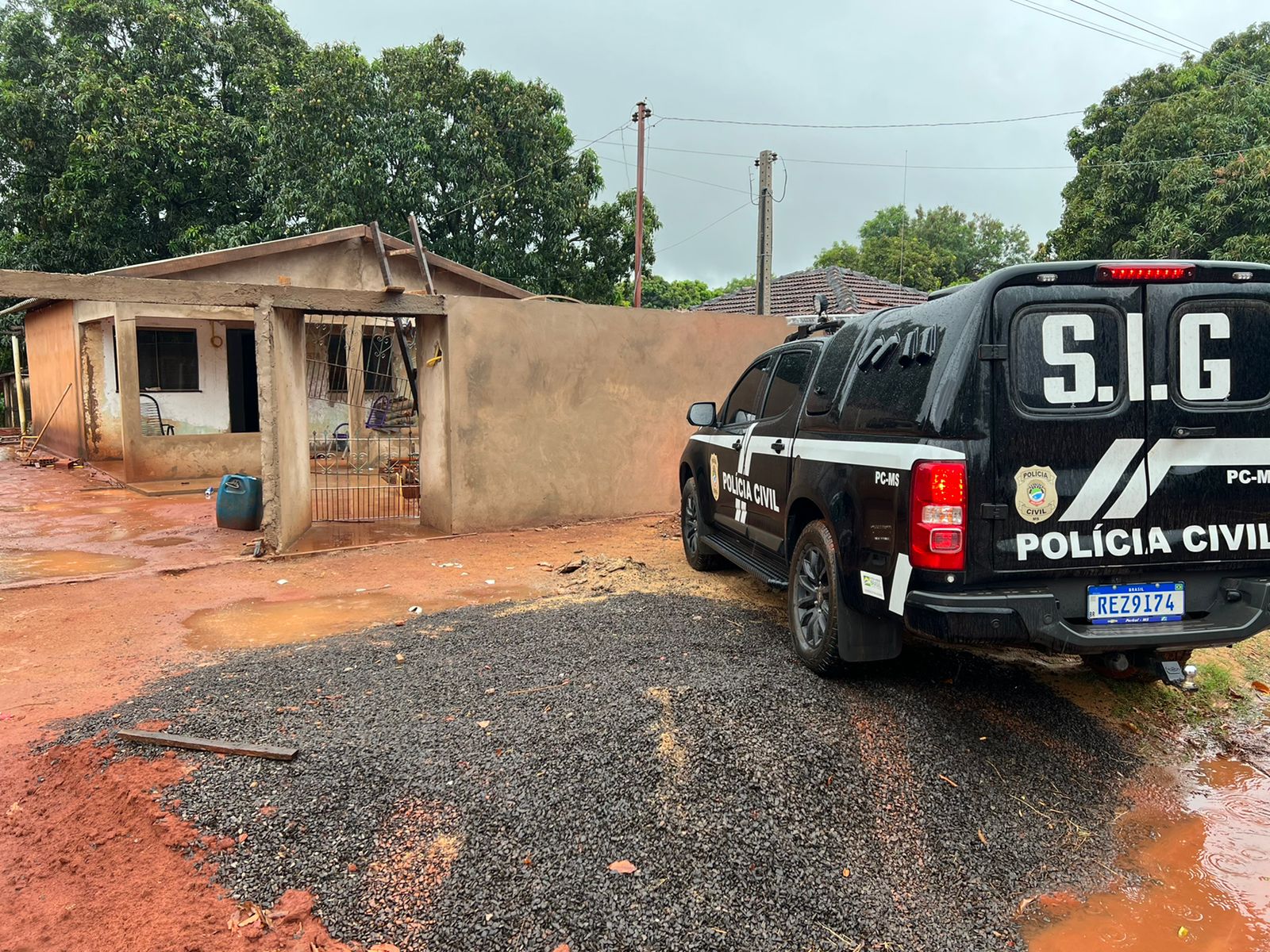 Operação de combate ao tráfico aconteceu nesta segunda-feira (26) - Foto: WhatsApp/Jornal da Nova