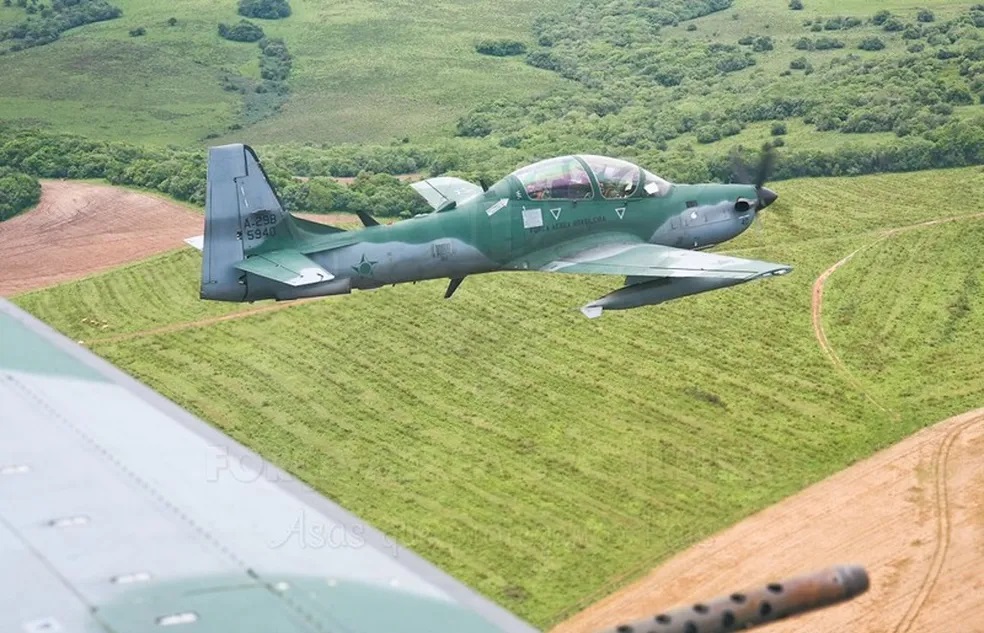 Na operação de interceptação, FAB utilizou os caças A-29 Super Tucano - Foto: CB Silva Lopes/FAB/Divulgação