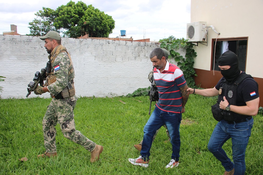 Brasileiro era o principal alvo da operação efetuada em conjunto com a Polícia Federal - Foto: Senad Paraguay/Divulgação