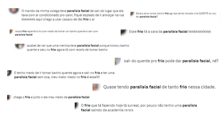 Teoria ganha espaço nas redes sociais com a chegada das frentes frias - Foto: Reprodução/Twitter/EdiçãoR7